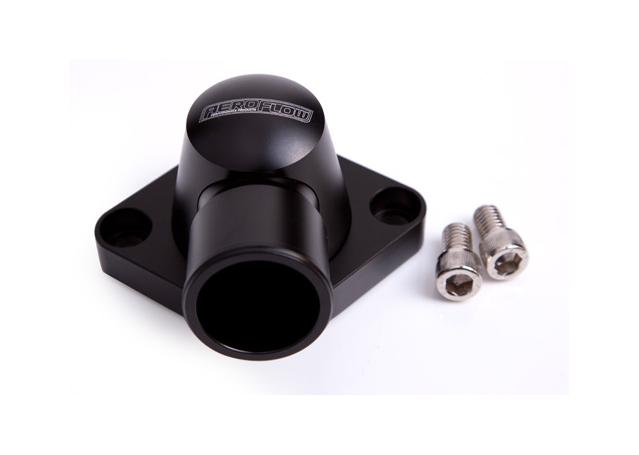 Aeroflow AF64-2034BLK Billet Thermostat Housing Black