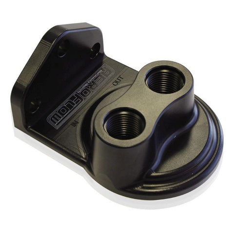 Aeroflow AF64-2075 Remote Filter Head Top Entry -8 ORB