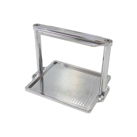 Aeroflow AF64-2102 Battery Hold Down Tray Polished Billet
