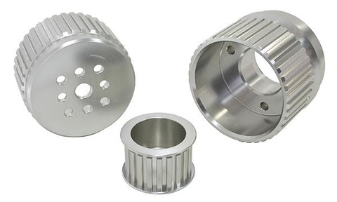 Aeroflow AF64-3001 Gilmer Drive Kit - Silver Fits Chev V8