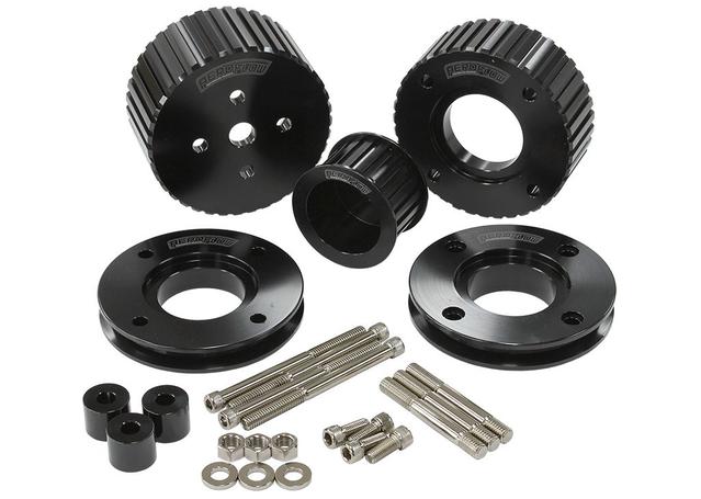 Aeroflow AF64-3006BLK Gilmer Drive Kit Black Suits Holden