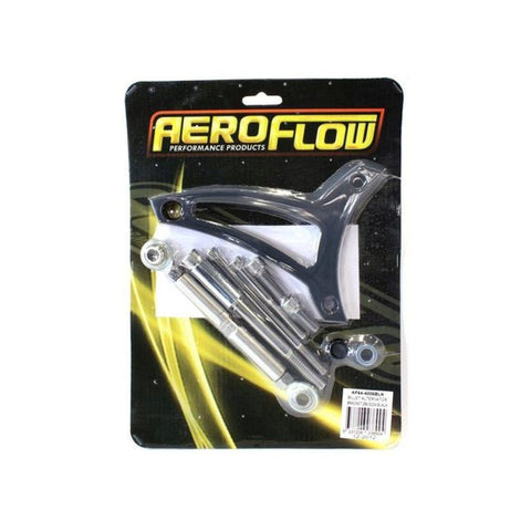 Aeroflow AF64-4006BLK Black Alternator Bracket Fits