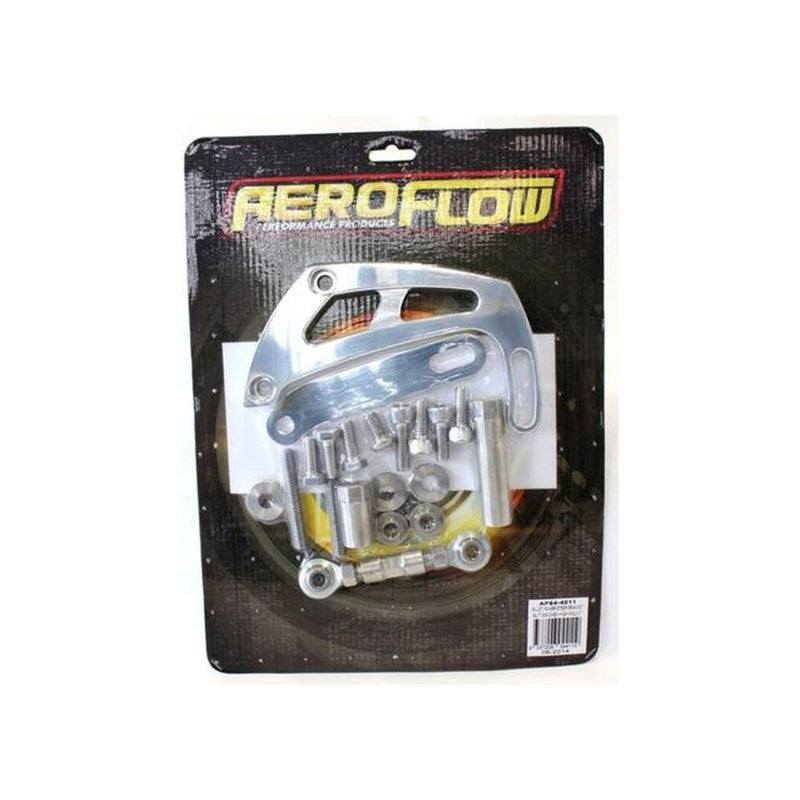 Aeroflow AF64-4011 Billet Power Steer Bracket High Mount