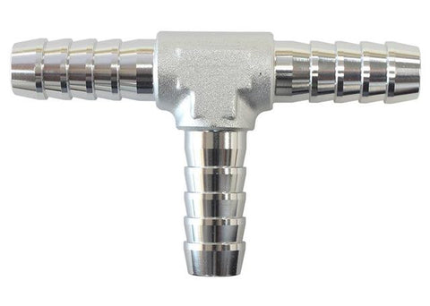 Aeroflow AF64-4200S Aluminium T - Piece 3mm / 1/8"Silver