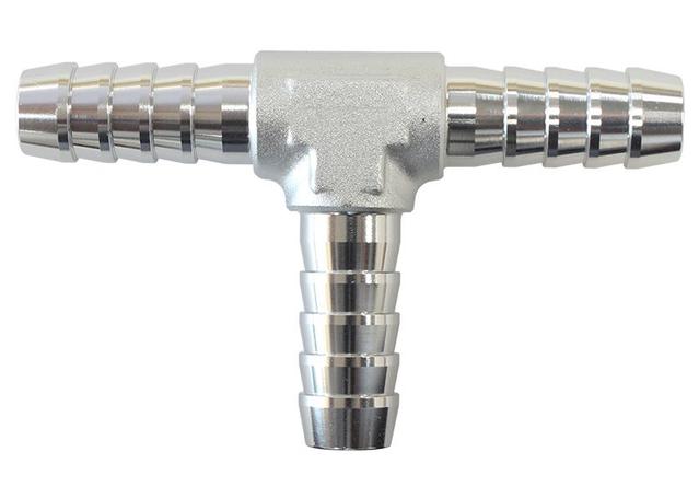 Aeroflow AF64-4200S Aluminium T - Piece 3mm / 1/8"Silver