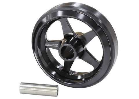 Aeroflow AF64-4360BLK Billet Wheelie Bar Wheel 10000Ft/Lbs