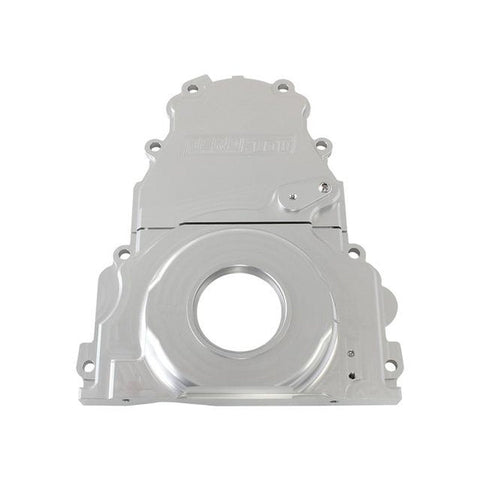 Aeroflow AF64-4361S Billet 2 Piece Timing Cover Silver