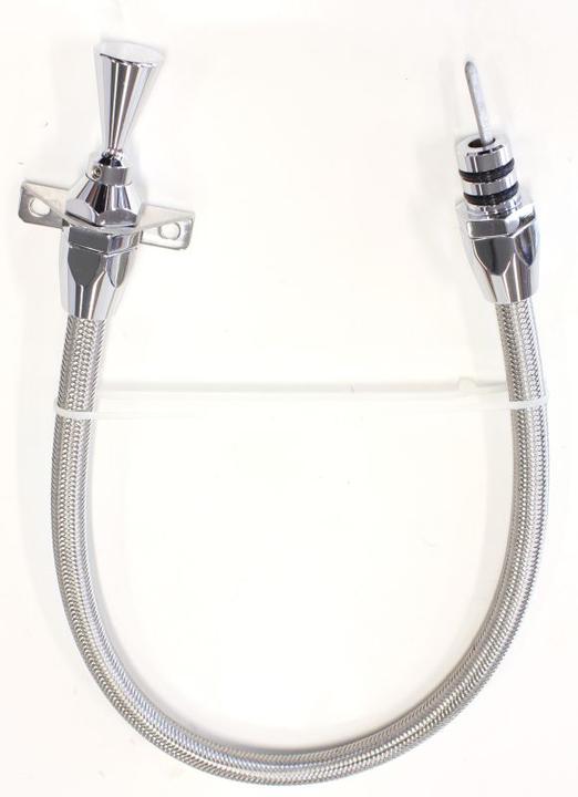 Aeroflow AF72-2500 Trans Dipstick Firewall Mount Chrome