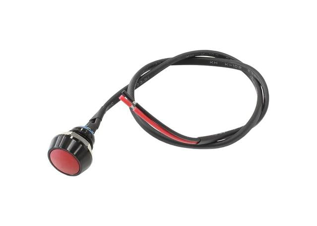 Aeroflow Gear Knob & Side Plate Momentary Button 12V Black
