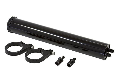 Aeroflow AF77-1021BLK Black Billet Overflow Tank Billet