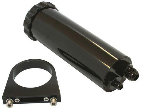 Aeroflow AF77-1027BLK Black Billet Power Steer Tank,