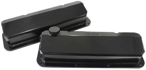 Aeroflow AF77-5001BLK Fabricated Valve Covers Black Suits