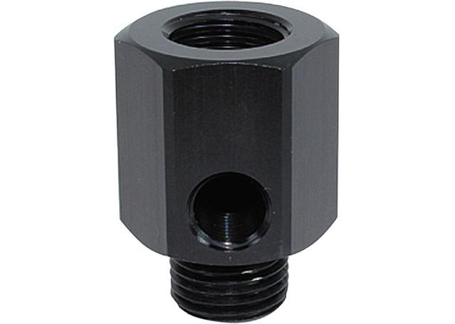 Aeroflow AF810-M16-02BLK M16 X 1.5 Extension With 1/8"