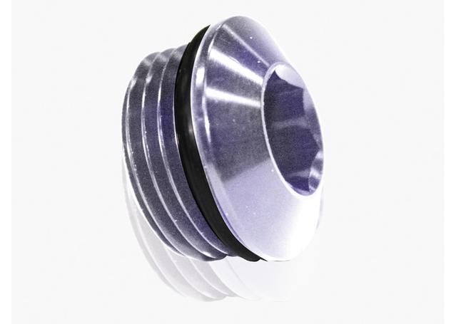 Aeroflow AF813-06S ORB Slimline Port Plug -6AN Silver