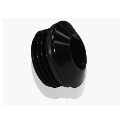 Aeroflow AF813-04BLK ORB Slimline Port Plug -4AN Black