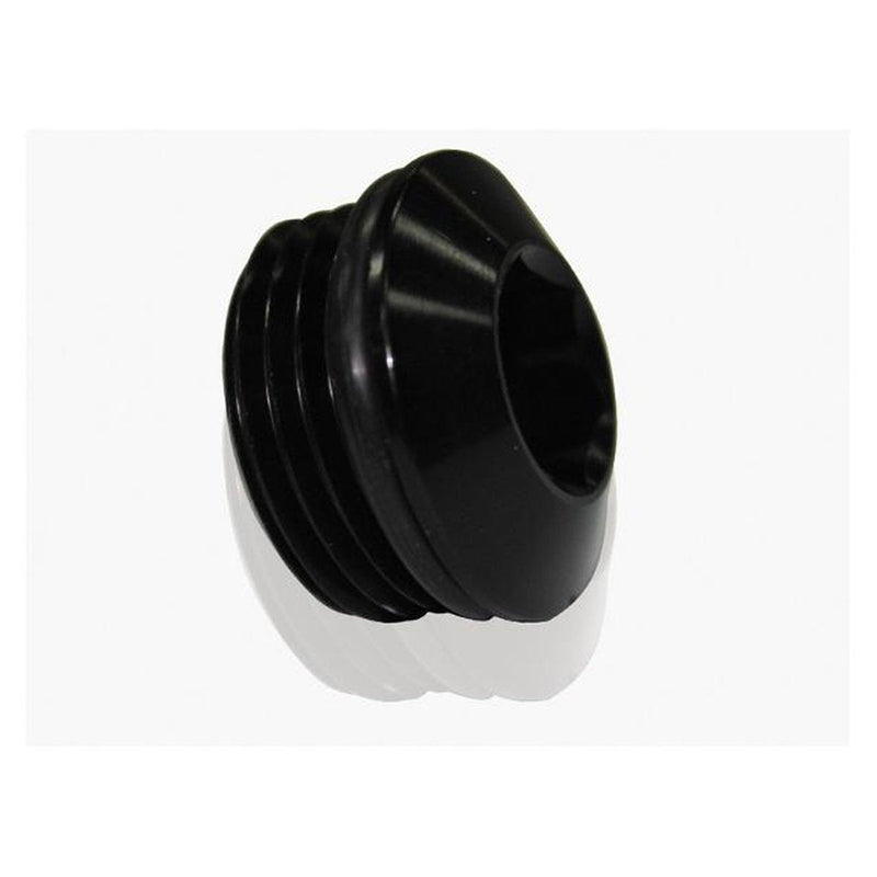Aeroflow AF813-20BLK ORB Slimline Port Plug -20AN Black