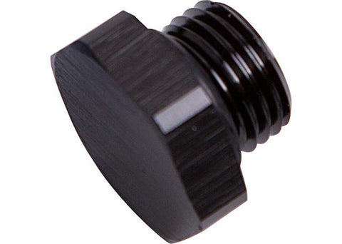 Aeroflow AF814-06BLK ORB Hex Port Plug -6AN Black Finish