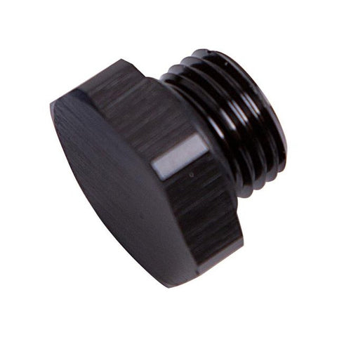 Aeroflow AF814-10BLK ORB Hex Port Plug -10AN Black Finish