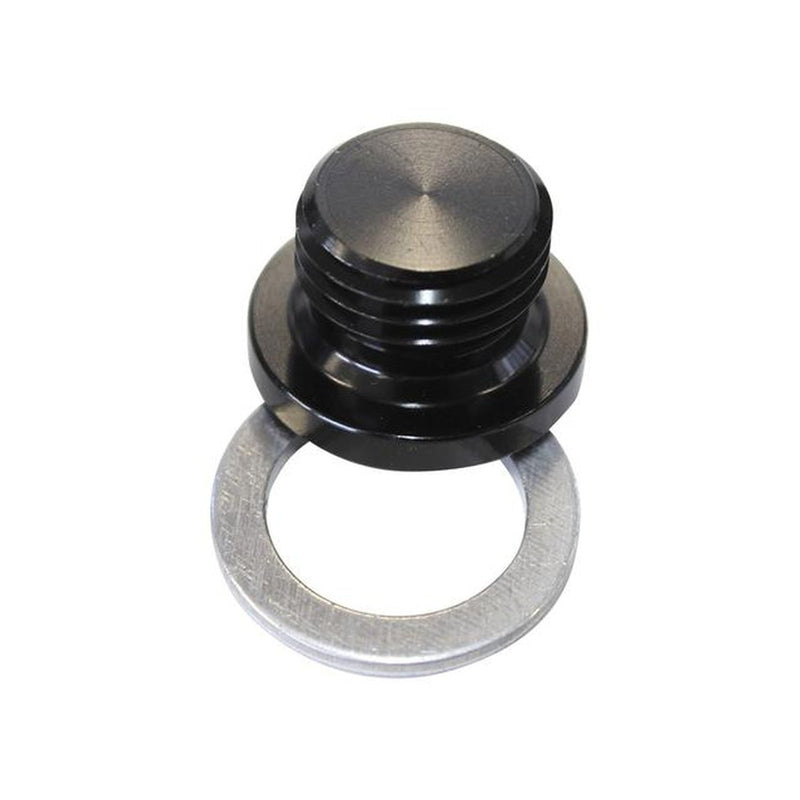 Aeroflow AF814-M14BLK Metric Port Plug M14 X 1.5 Black