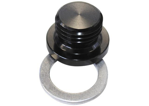 Aeroflow AF814-M18BLK Metric Port Plug M18 X 1.5 Black