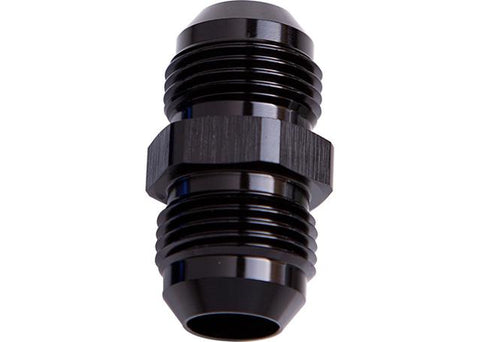 Aeroflow AF815-04BLK Male Flare Union Black -4AN To -4AN