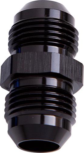 Aeroflow AF815-06BLK Male Flare Union Black -6AN To -6AN