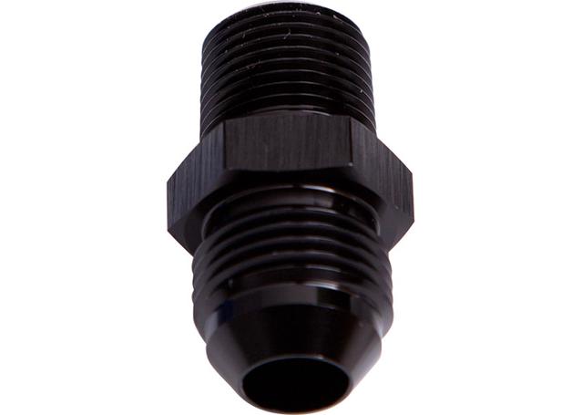 Aeroflow AF816-08-12BLK Male Flare -8AN To 3/4" Npt Black