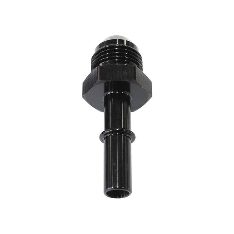 Aeroflow AF817-03BLK EFI Fuel Fitting -8 Push In To 3/8