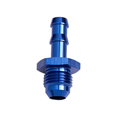 Aeroflow AF817-05 8mm Barb To -6AN Adapter Blue Male