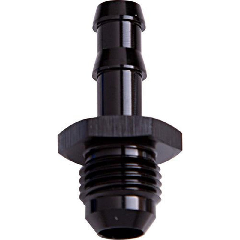 Aeroflow AF817-06BLK 3/8" Barb To -6AN Adapter Black Male