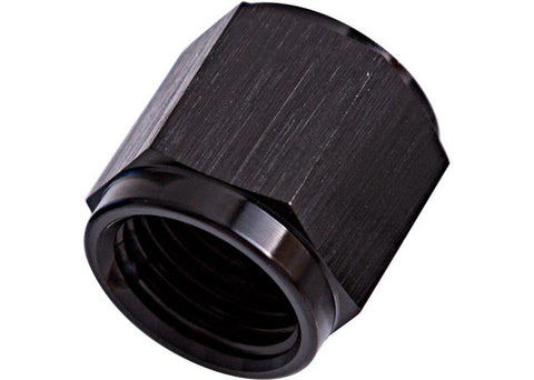 Aeroflow AF818-04BLK Tube Nut -4AN To 1/4" Hard Line Black