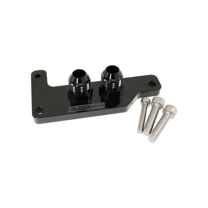 Aeroflow Oil Block Slimline Adapter Front/Rear Suits GM