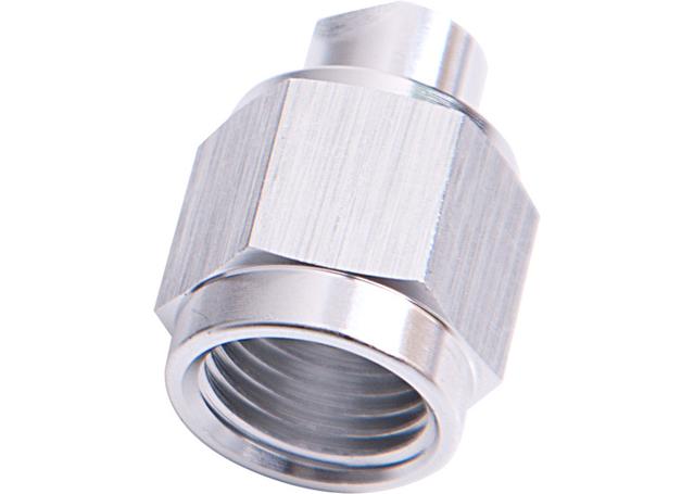 Aeroflow AF820-10S Flare Cap Female -10AN Silver -10AN