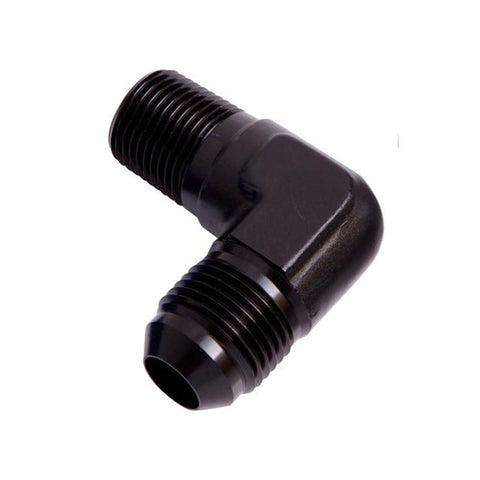 Aeroflow AF822-06-02BLK Male 90Deg 1/8" Npt To -6AN Black