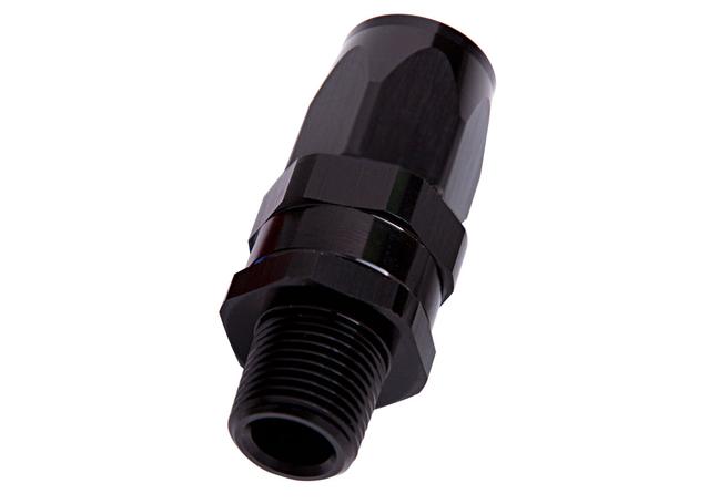 Aeroflow AF830-12-08BLK Male 1/2" Npt Straight To-12AN