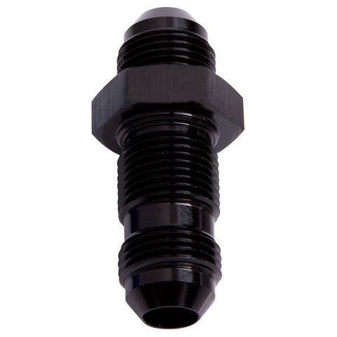 Aeroflow AF832-06BLK Straight Bulkhead -6AN Black