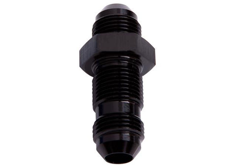 Aeroflow AF832-03BLK Straight Bulkhead -3AN Black