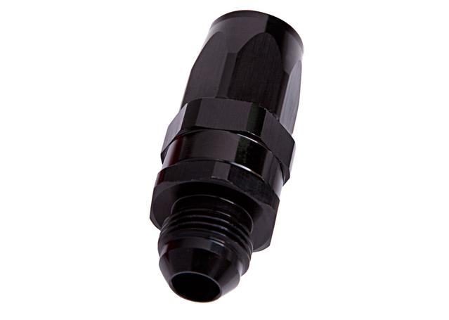 Aeroflow AF840-06BLK Male -6 To -6 Hose End Straight