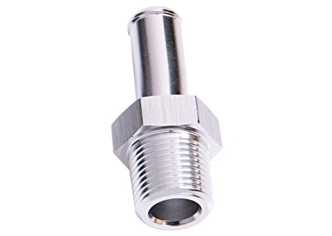 Aeroflow AF841-08-12S Male 1/2" Npt To 3/4" Barb Silver