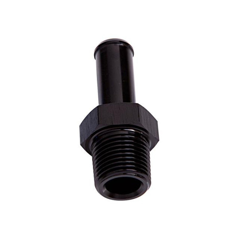 Aeroflow AF841-08BLK Male 3/8" Npt To 1/2" Barb Black