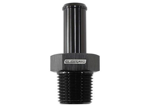 Aeroflow AF841-08ANBLK Black Male 3/8" Npt To -8AN Barb