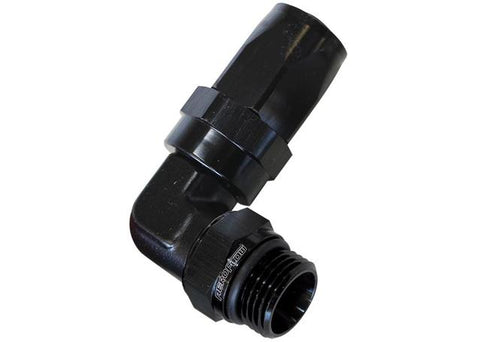 Aeroflow AF849-10an-10anBLK 90Deg -10AN Hose To Male