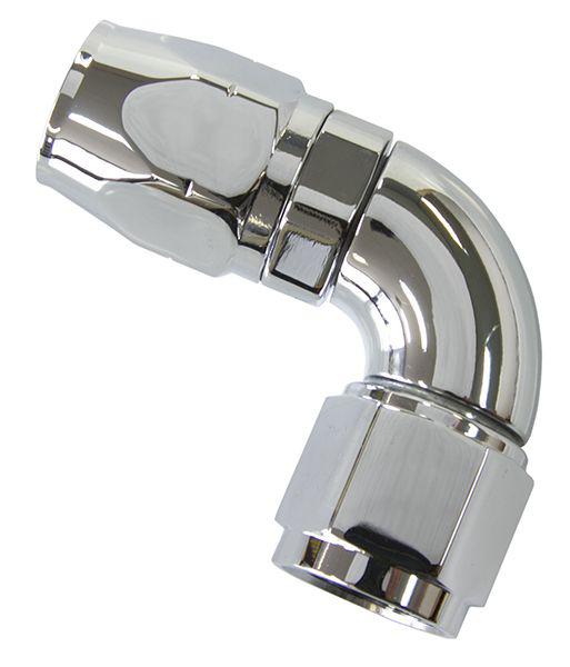 Aeroflow AF883-06 Elite 90 Deg -6AN Hose End Elite Show