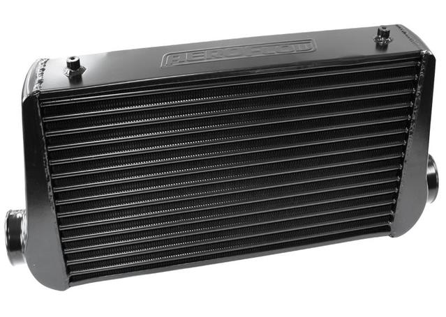 Aeroflow AF90-1001BLK Front Mount Intercooler (Black)