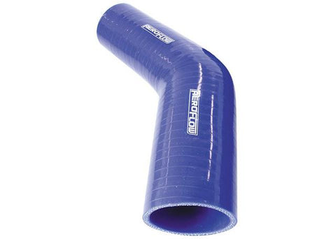 Aeroflow AF9002-175-150 Silicone Hose Reducer 45Deg Blue