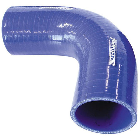 Aeroflow AF9003-100 Silicone Hose 90Deg; Blue 1.00"