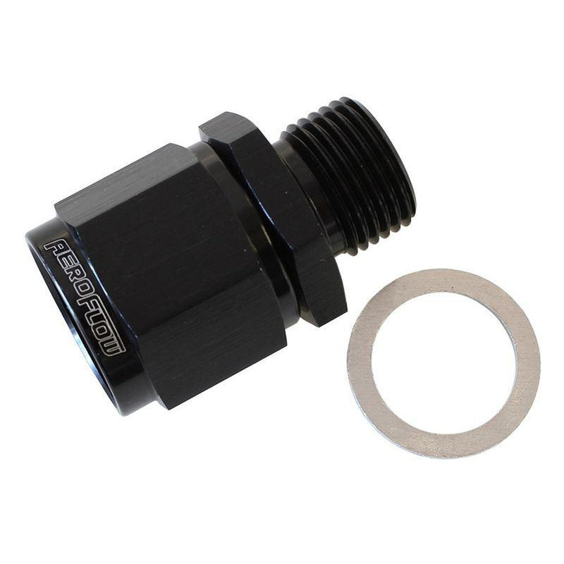 Aeroflow AF906-10-M18BLK M18 X 1.5 To -10 Female