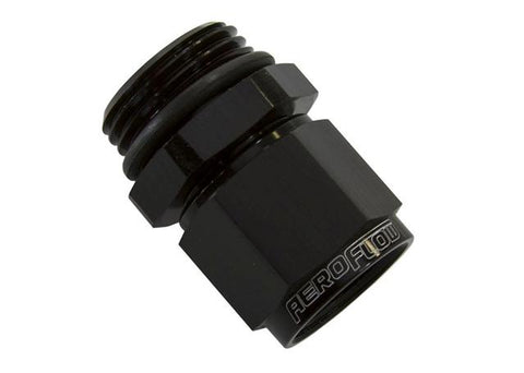 Aeroflow AF907-10-12BLK -12ORB To Female -10 Swivel Nut