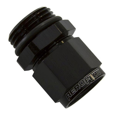 Aeroflow AF907-10BLK -10ORB To Female -10 Swivel Nut Black