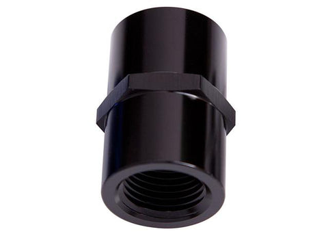 Aeroflow AF910-06BLK Female Coupler 3/8" Npt Black Female